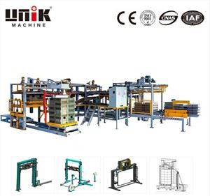 Mașină automată de curele pentru blocuri de beton